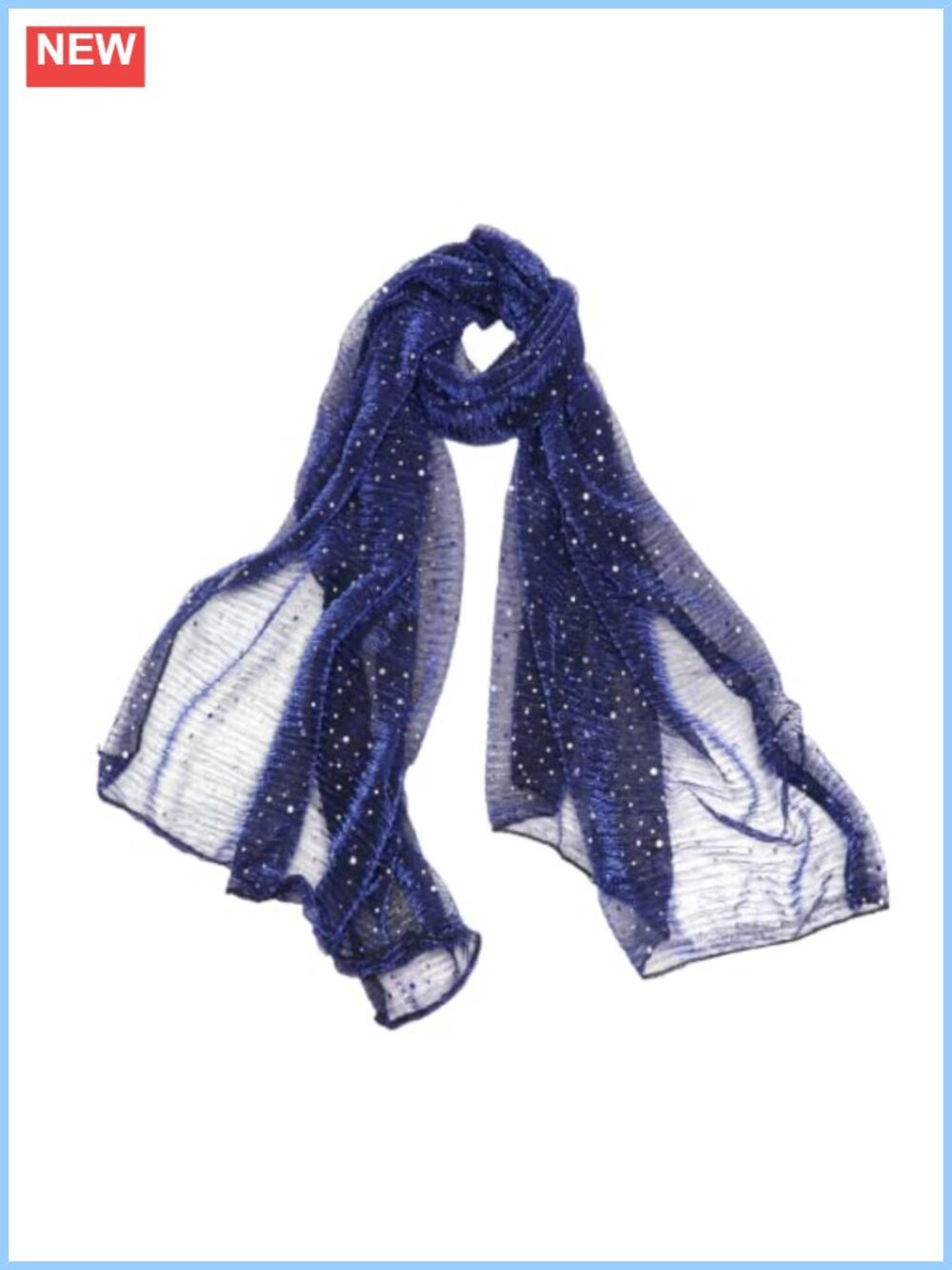 Sequin Bandana Scarf Polyester Glitter Shawl Wrap Head Neck Scarf